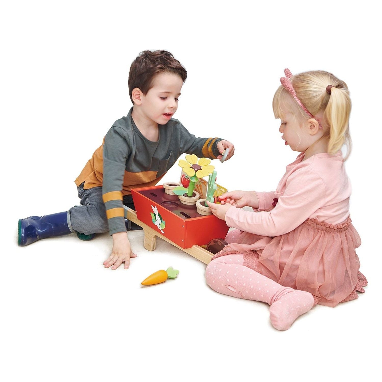 Garden Wheelbarrow Set - The Online Toy Shop - Wooden Toy - 6