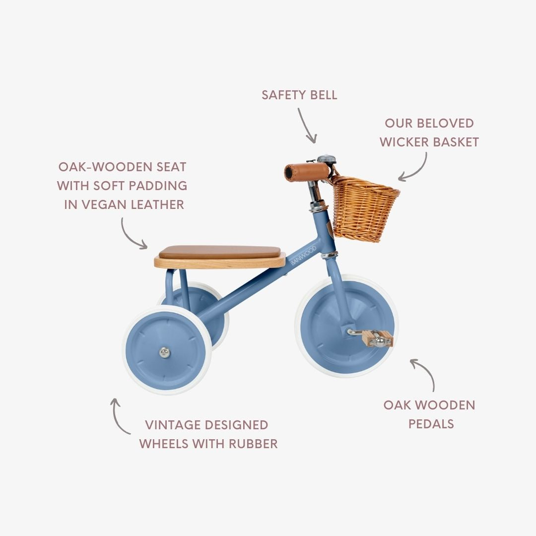 BANWOOD TRIKE VINTAGE - BLUE