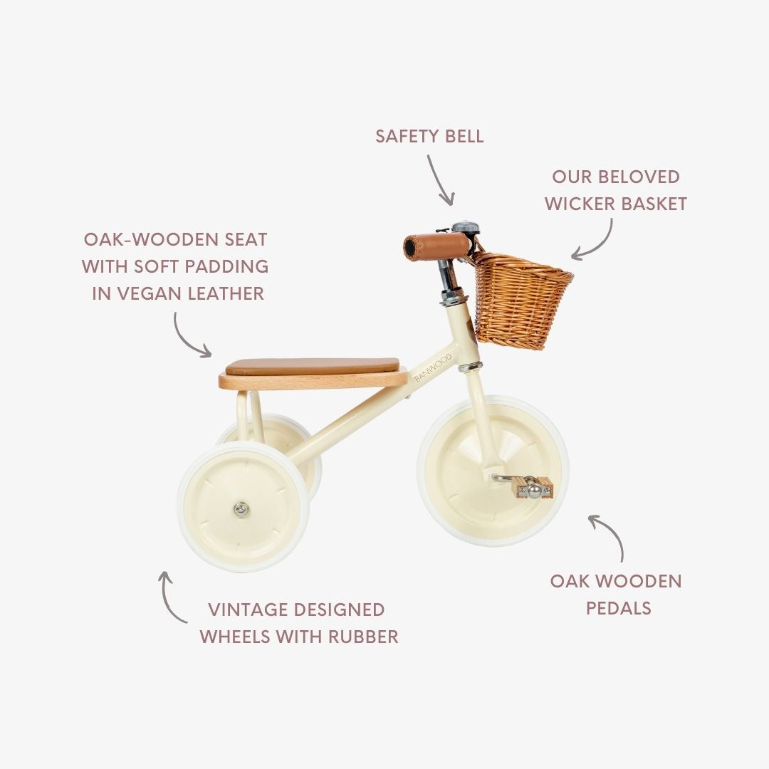 BANWOOD TRIKE VINTAGE - CREAM