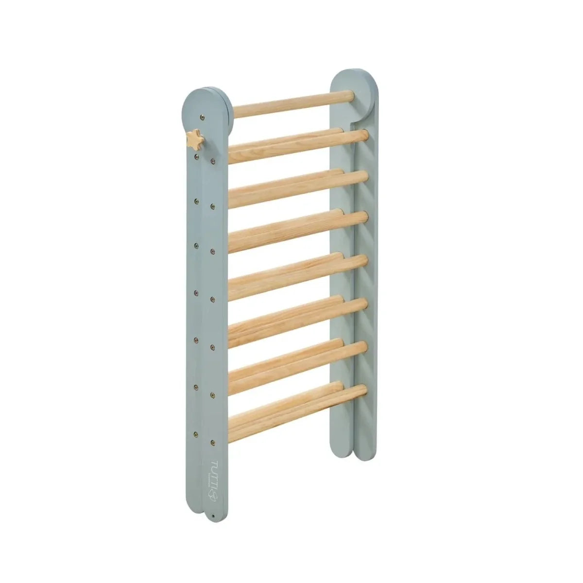 Tutti Bambini Scala Montessori 3-in-1 Pikler Climbing Frame with Climbing Wall - Ocean Stone