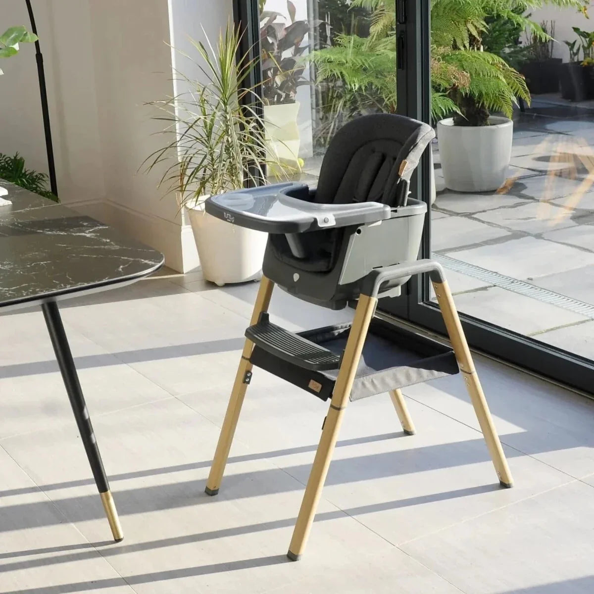 Tutti Bambini Nova Evolutionary Highchair - Grey/Oak
