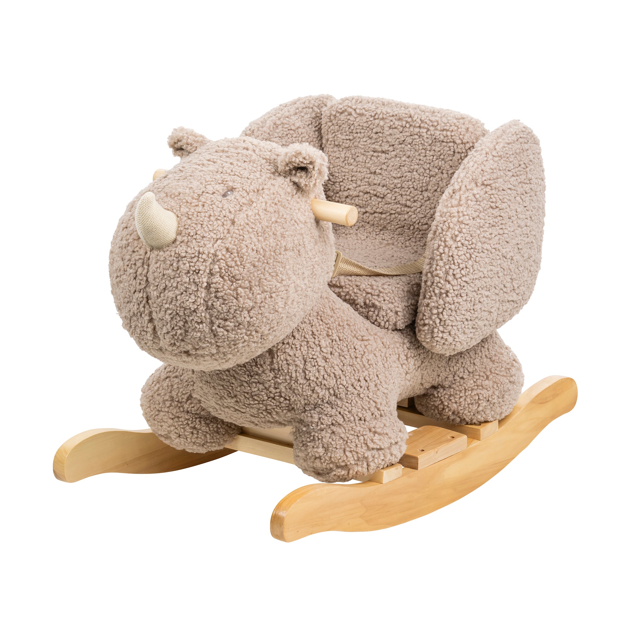 Tedy Rocker Nattou - Teddy Rocker - Rhino Taupe | The Online Toy Shop