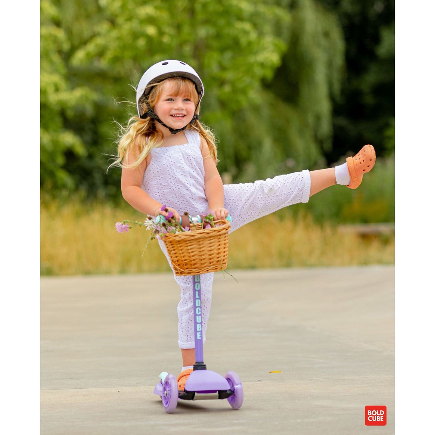 BOLDCUBE Lilac - Teeny 3 Wheel Scooter