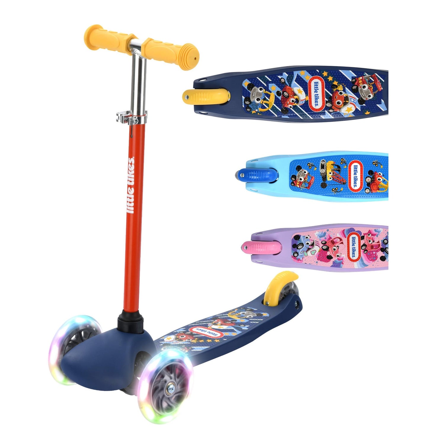 BOLDCUBE Little Tikes Kids 3 Wheel Scooter