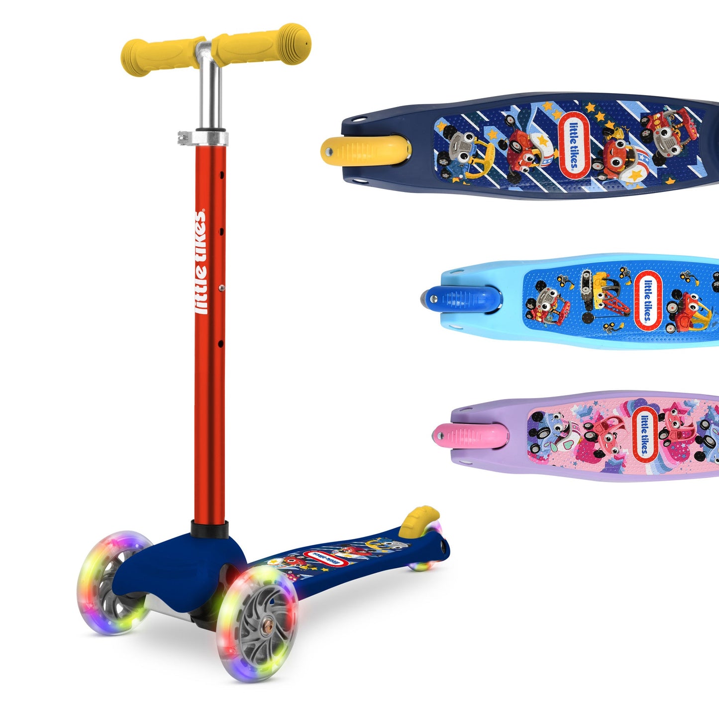 BOLDCUBE Little Tikes Kids 3 Wheel Scooter