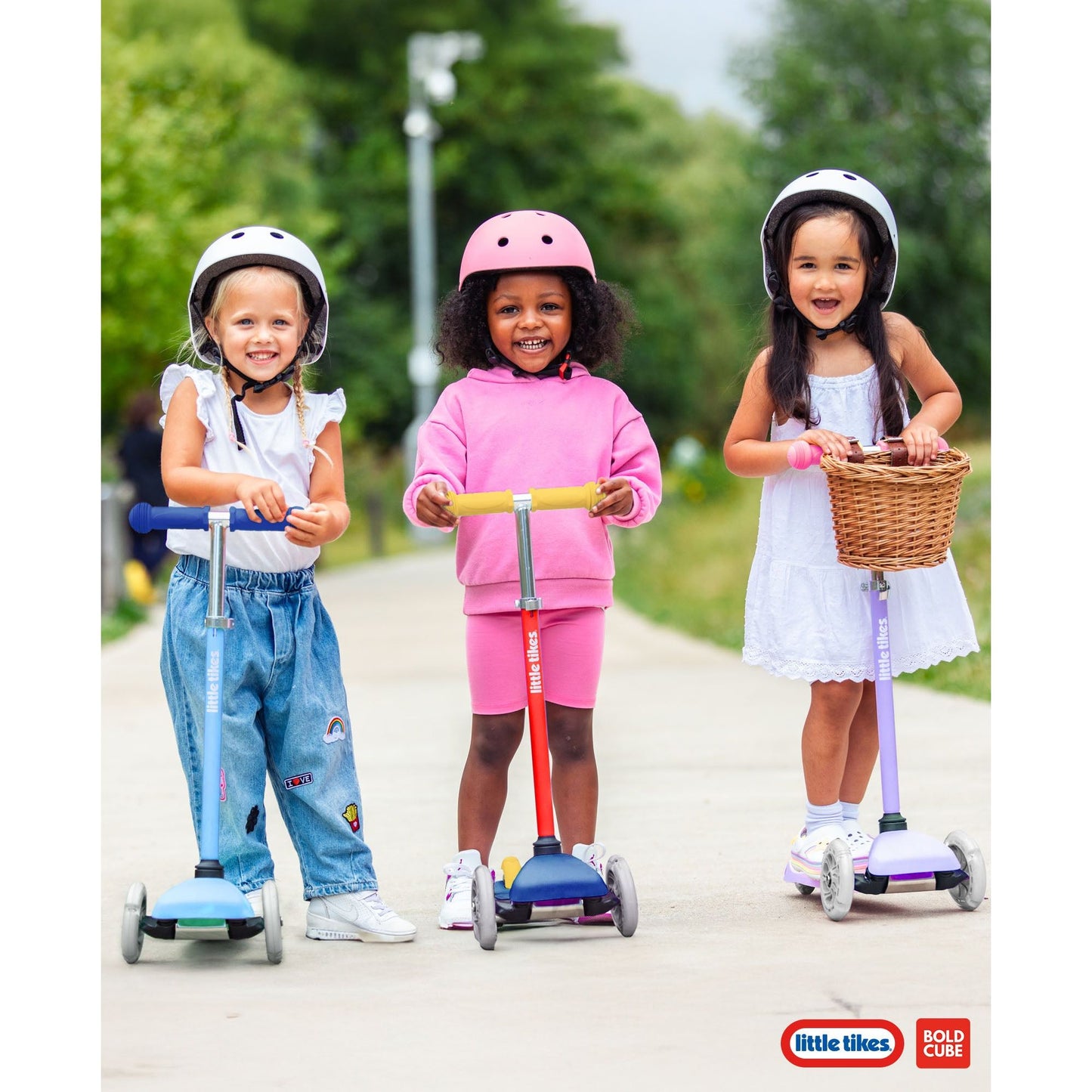 BOLDCUBE Little Tikes Kids 3 Wheel Scooter