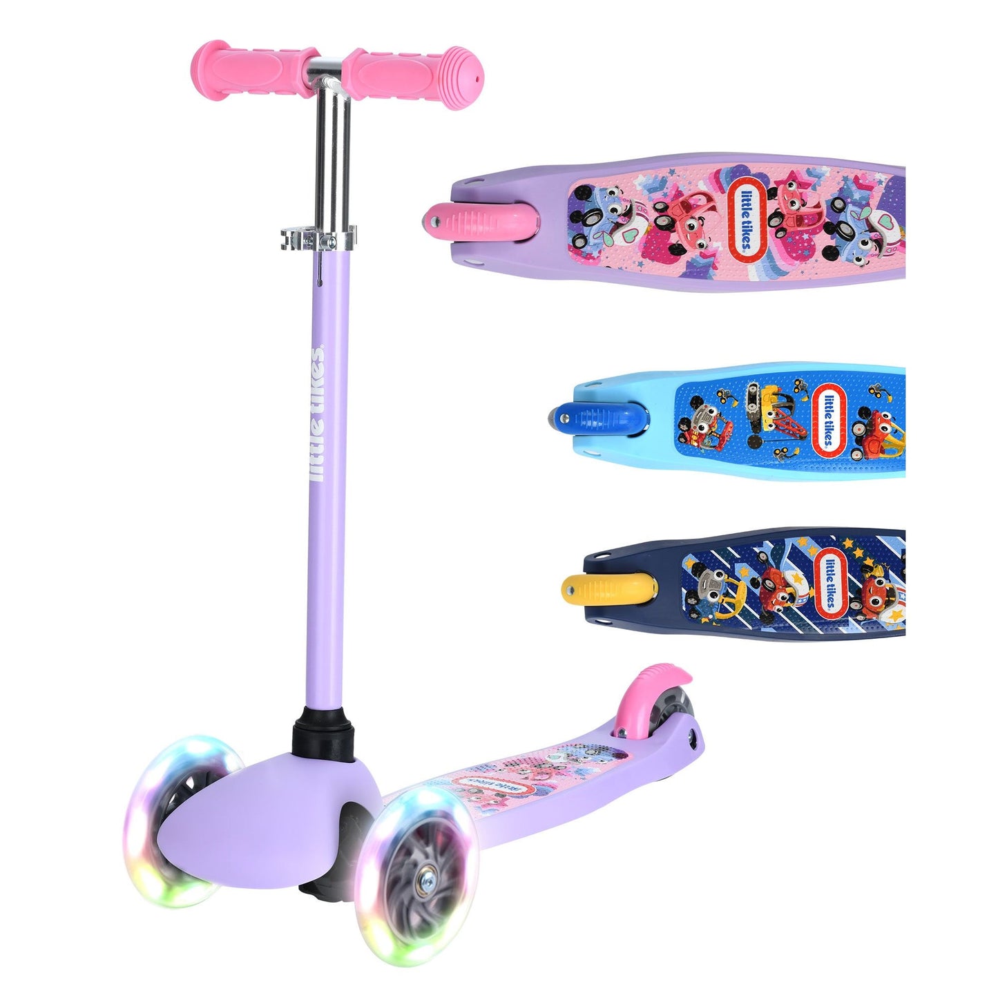 BOLDCUBE Little Tikes Kids 3 Wheel Scooter