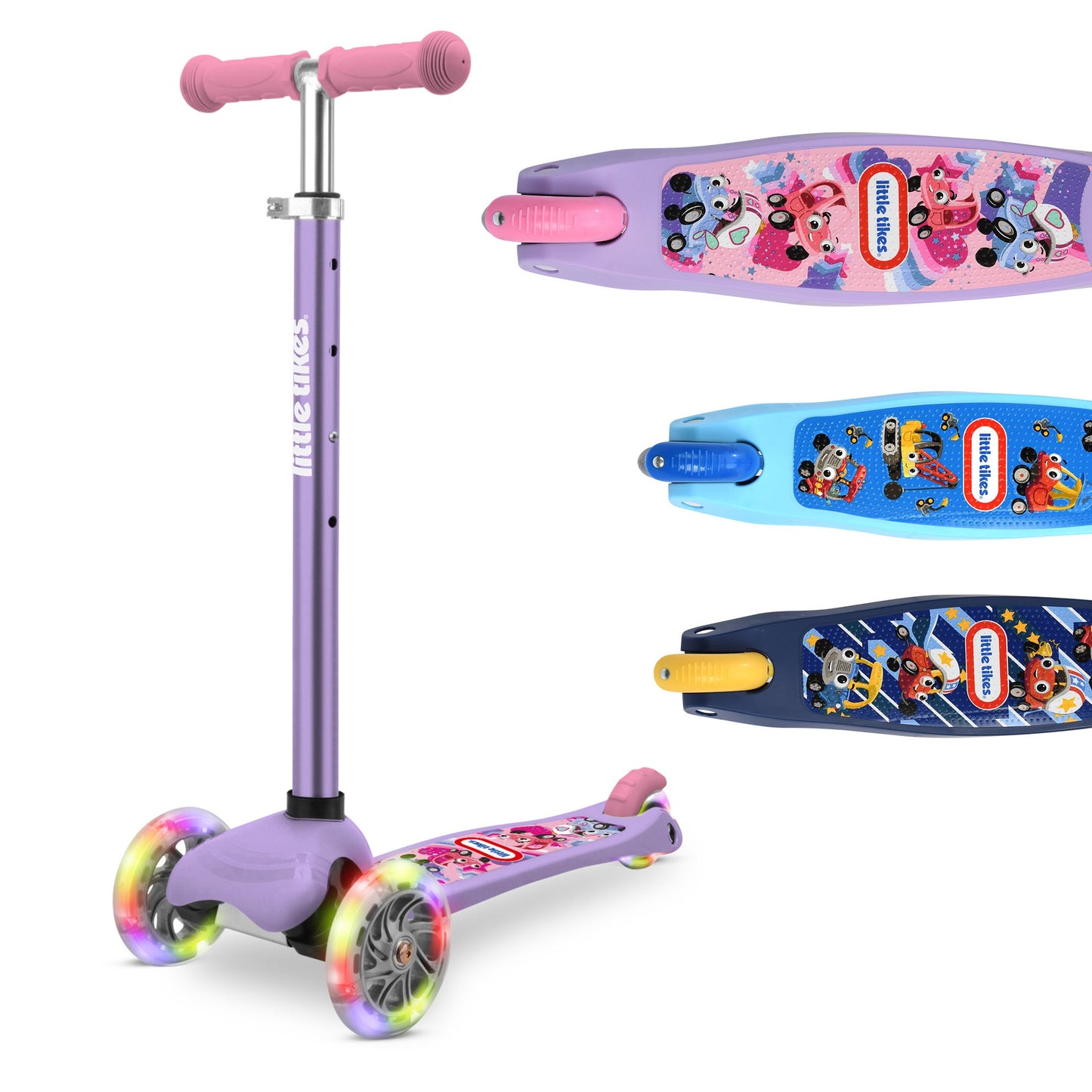 BOLDCUBE Little Tikes Kids 3 Wheel Scooter