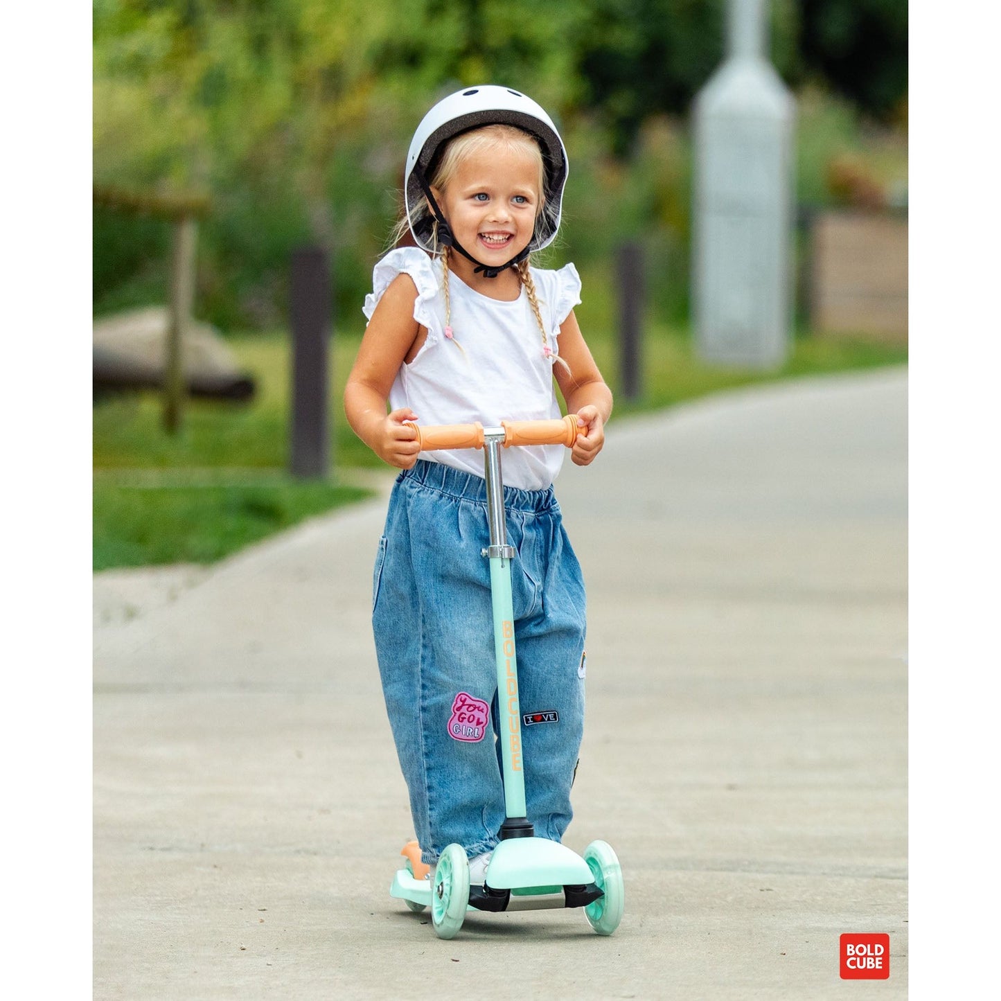 BOLDCUBE Mint - Teeny 3 Wheel Scooter