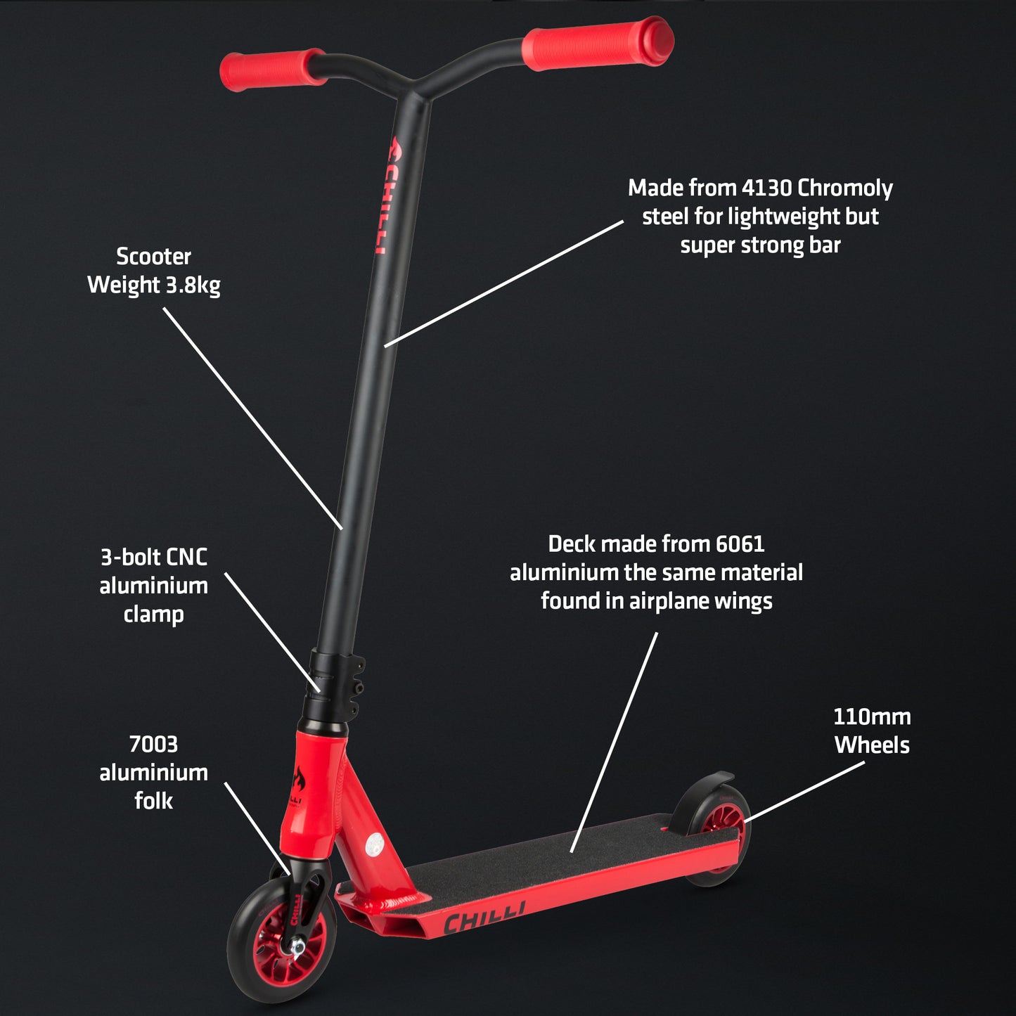 Chilli All Star Reaper Stunt Scooter