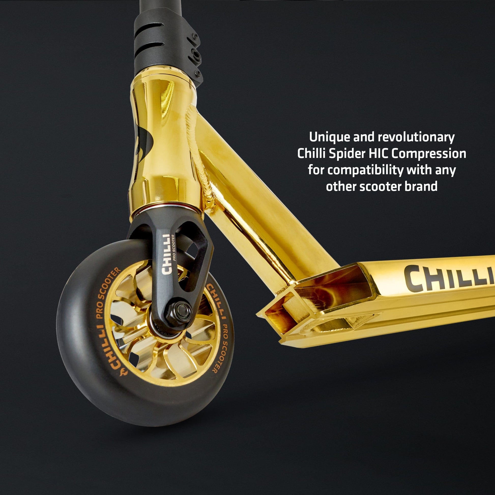 Micro Scooter Chilli Reaper - Gold chilli spider HIC compression  information