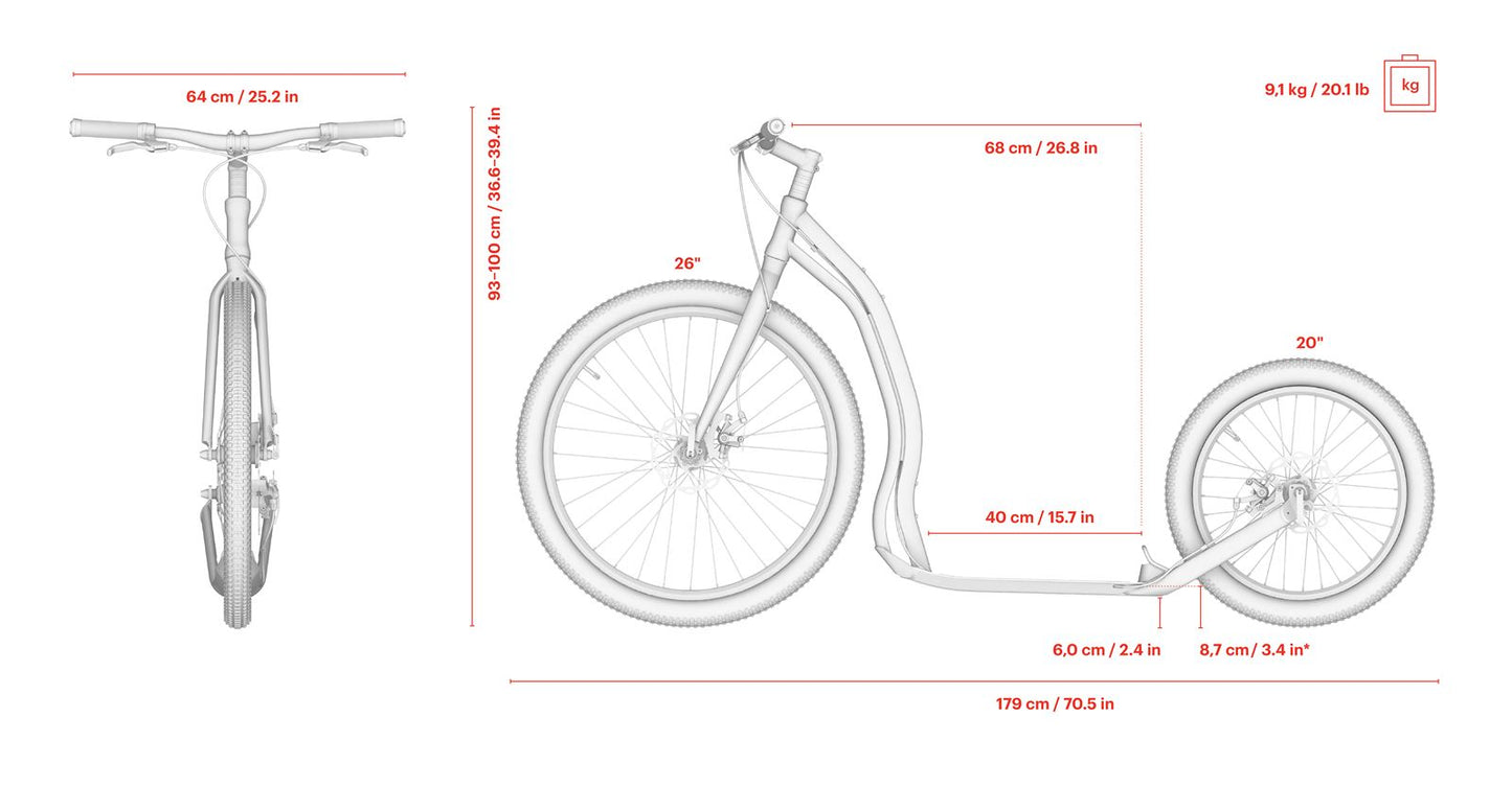 Yedoo Scooter - Trexx Disc