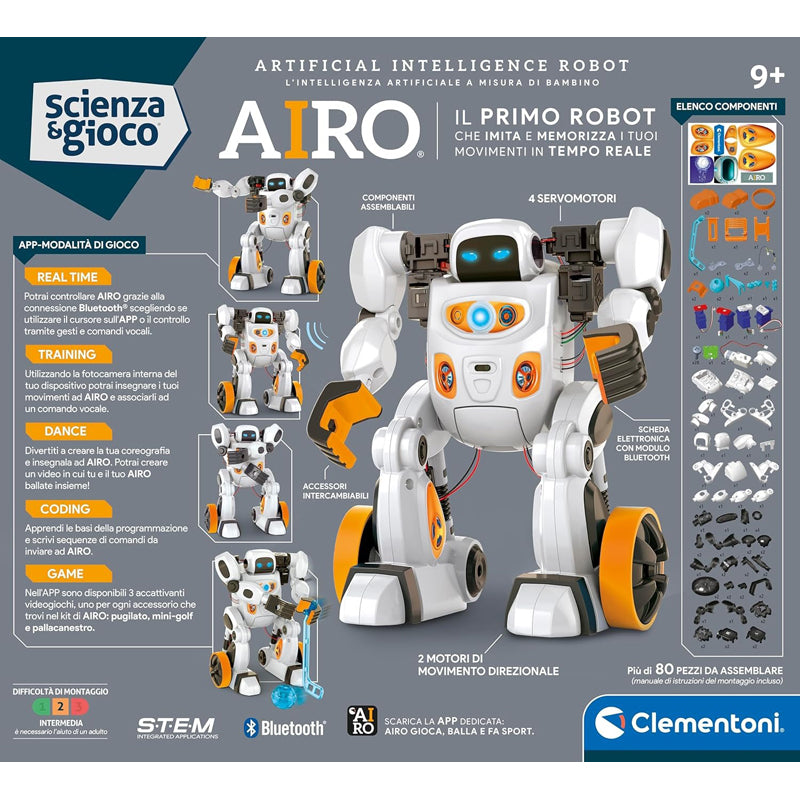 Clementoni Science Museum AiRo Artificial Intelligence Robot