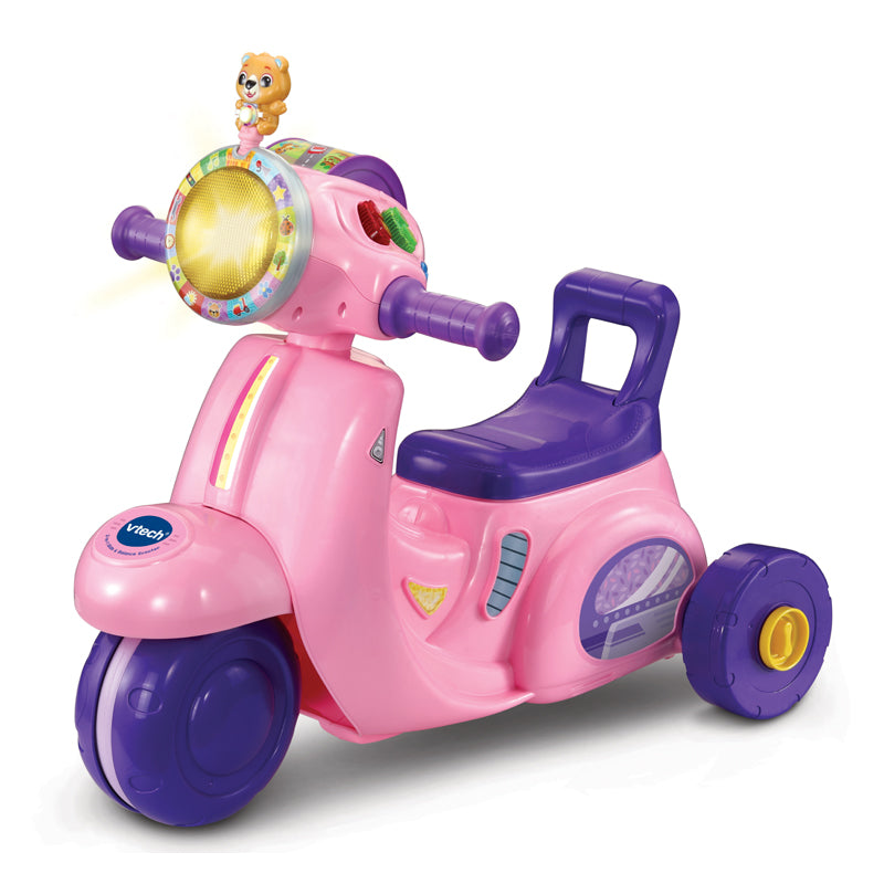 VTech 2-in-1 Ride & Balance Scooter pink