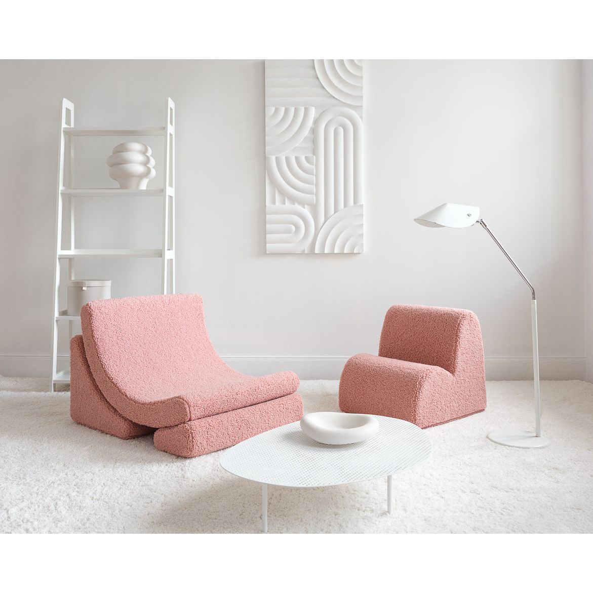 Wigiwama Moon Chair - Teddy Boucle