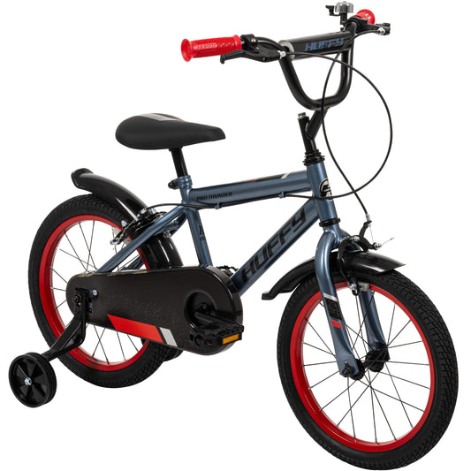 Huffy Pro Thunder 16" Bike - Charcoal Grey