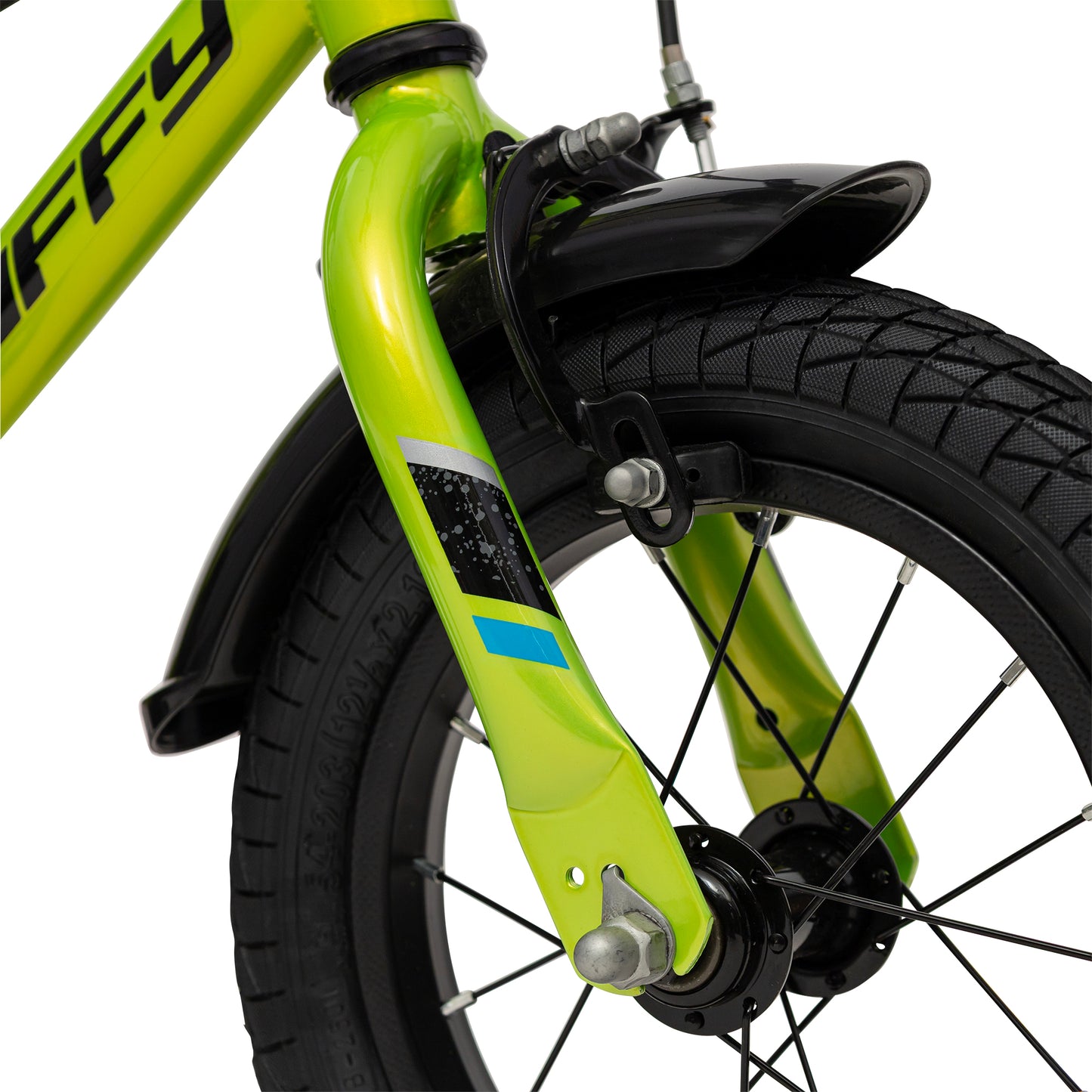 Huffy Pro Thunder 12" Bike - Acid Green