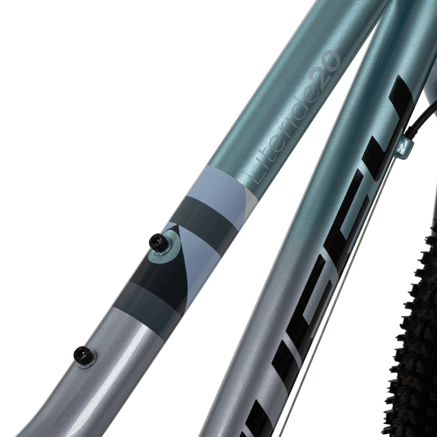 Huffy 20-inch Literide Junior 7-Speed Bike – Titanium Sky Blue and Grey