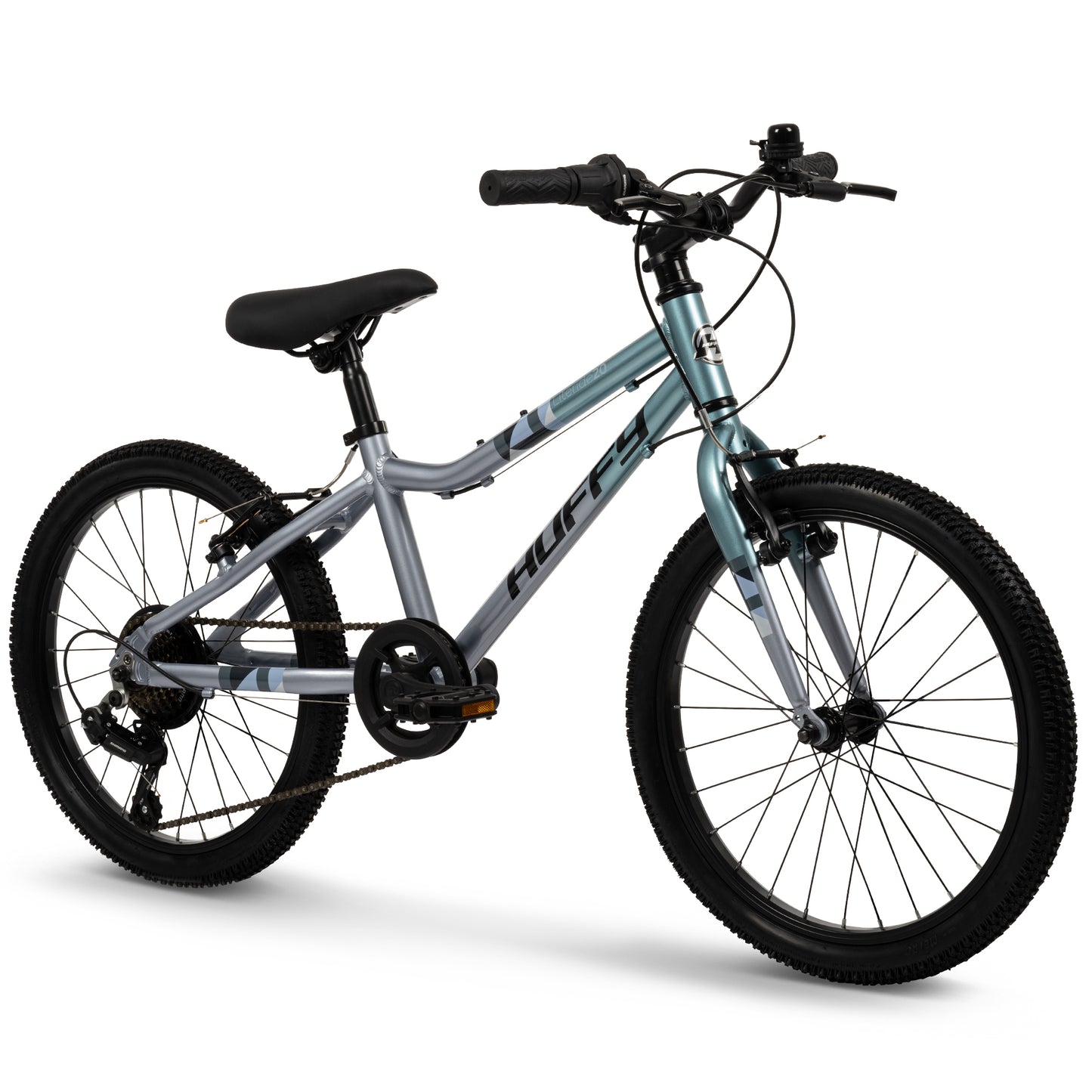 Huffy 20-inch Literide Junior 7-Speed Bike – Titanium Sky Blue and Grey