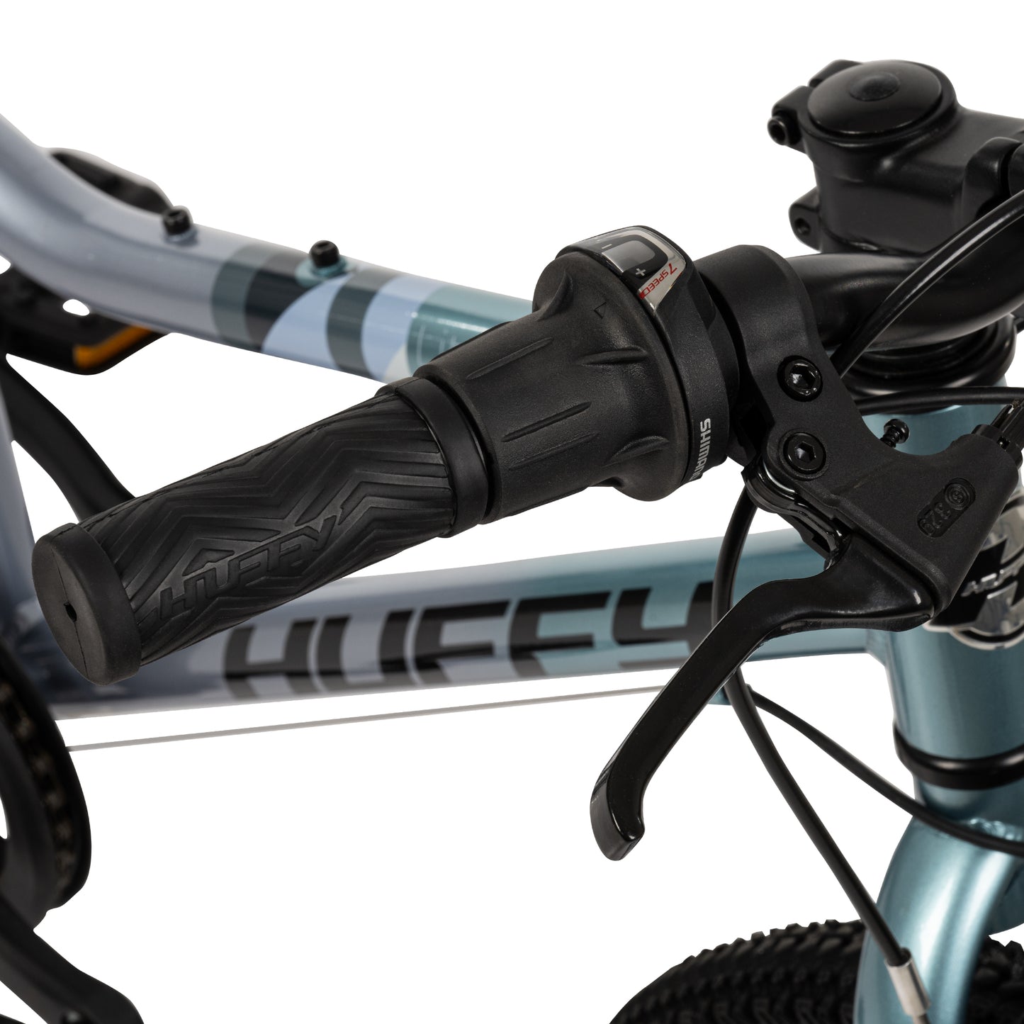 Huffy 20-inch Literide Junior 7-Speed Bike – Titanium Sky Blue and Grey