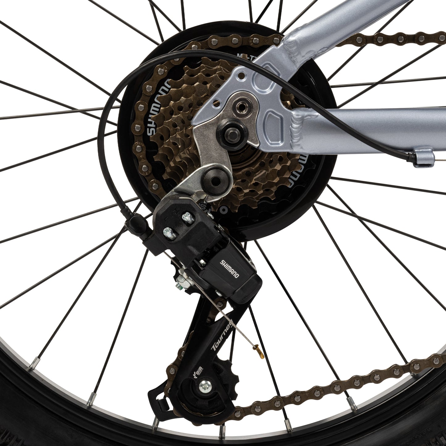 Huffy 20-inch Literide Junior 7-Speed Bike – Titanium Sky Blue and Grey