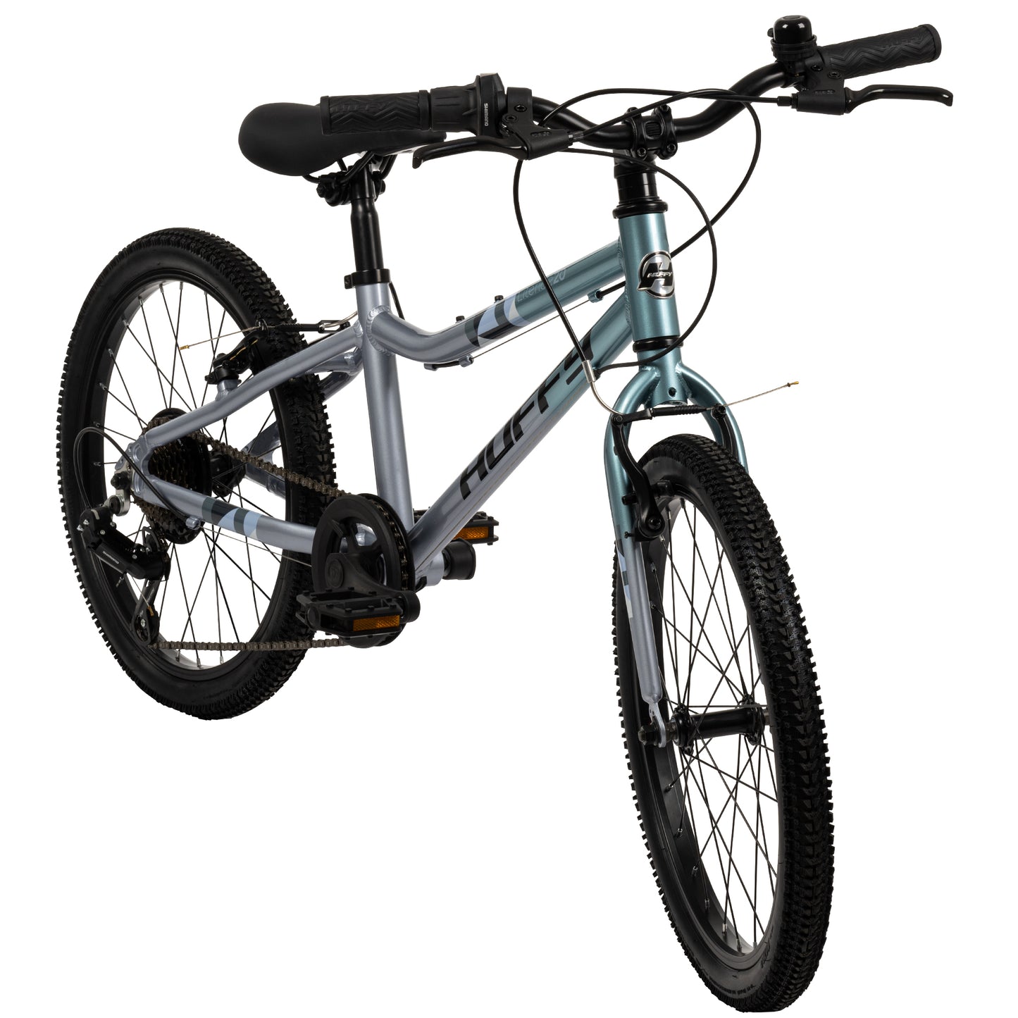 Huffy 20-inch Literide Junior 7-Speed Bike – Titanium Sky Blue and Grey