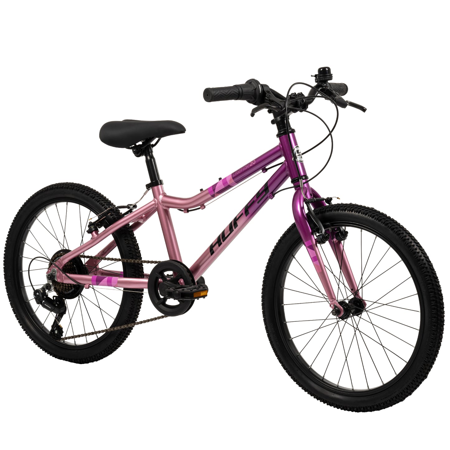 Huffy 20-inch Literide Junior Alloy 7-Speed Bike – Neon Nebula Pink and Grey