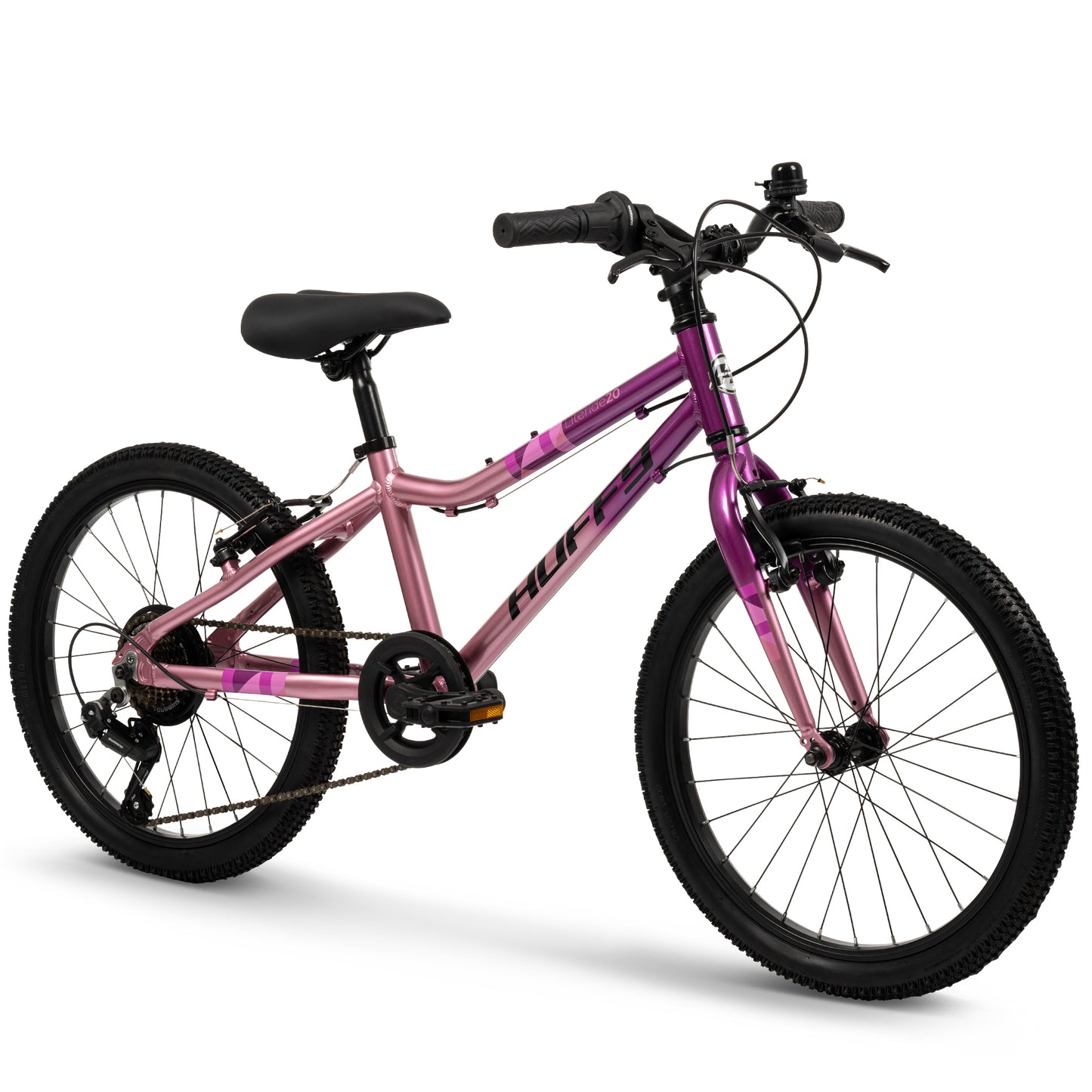 Huffy 20-inch Literide Junior Alloy 7-Speed Bike – Neon Nebula Pink and Grey
