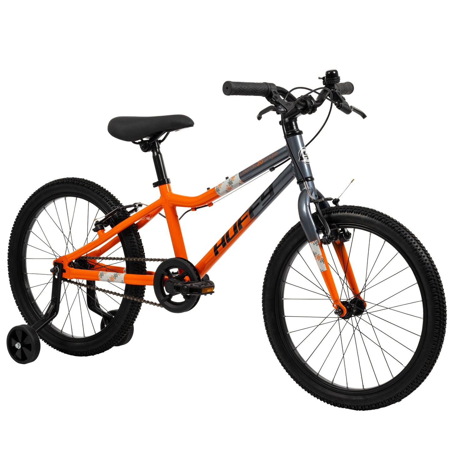 Huffy Literide Kids Bike 20in - Tangerine Orange & Pebble Grey