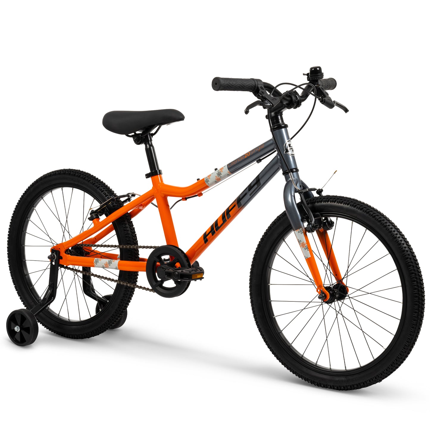 Huffy Literide Kids Bike 20in - Tangerine Orange & Pebble Grey