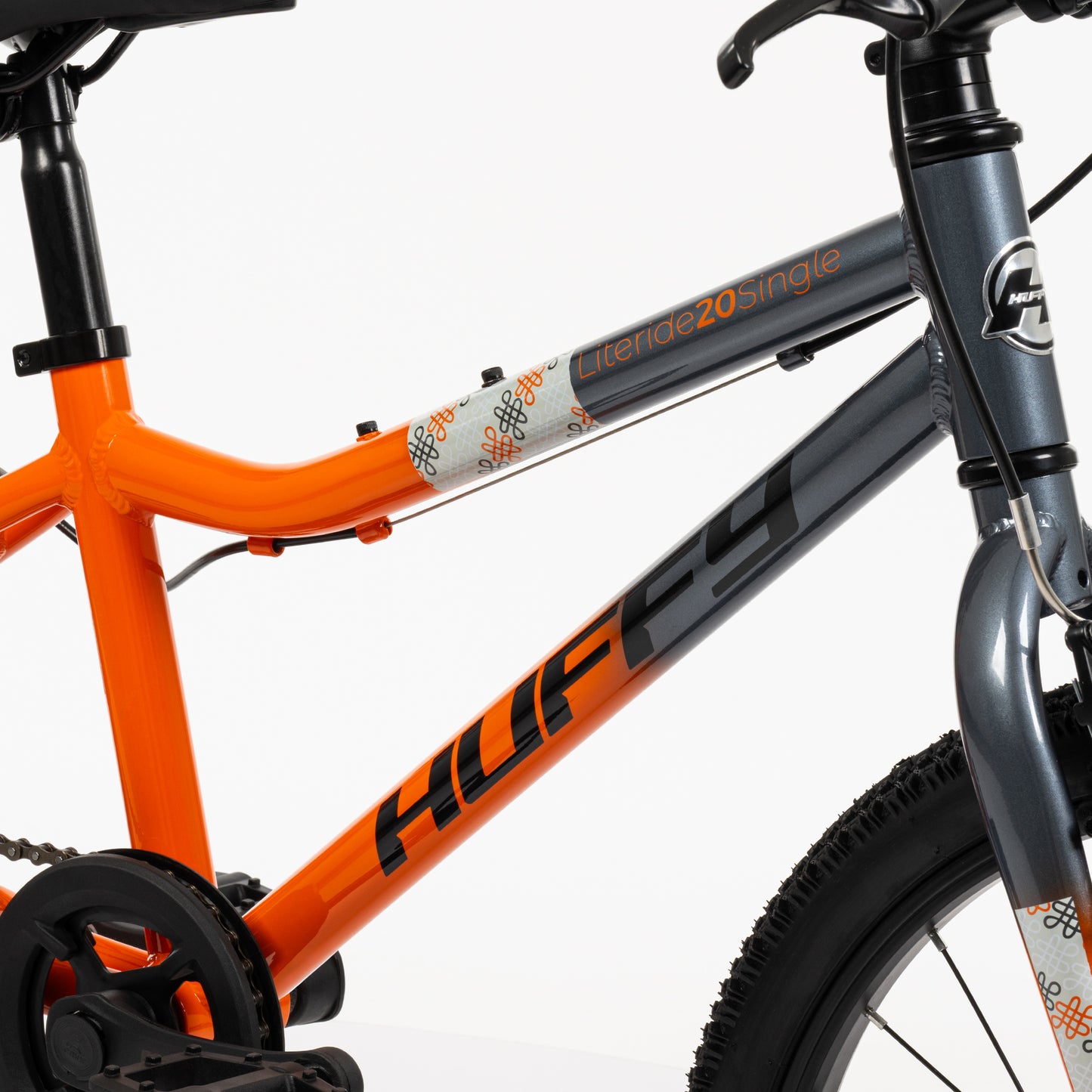 Huffy Literide Kids Bike 20in - Tangerine Orange & Pebble Grey