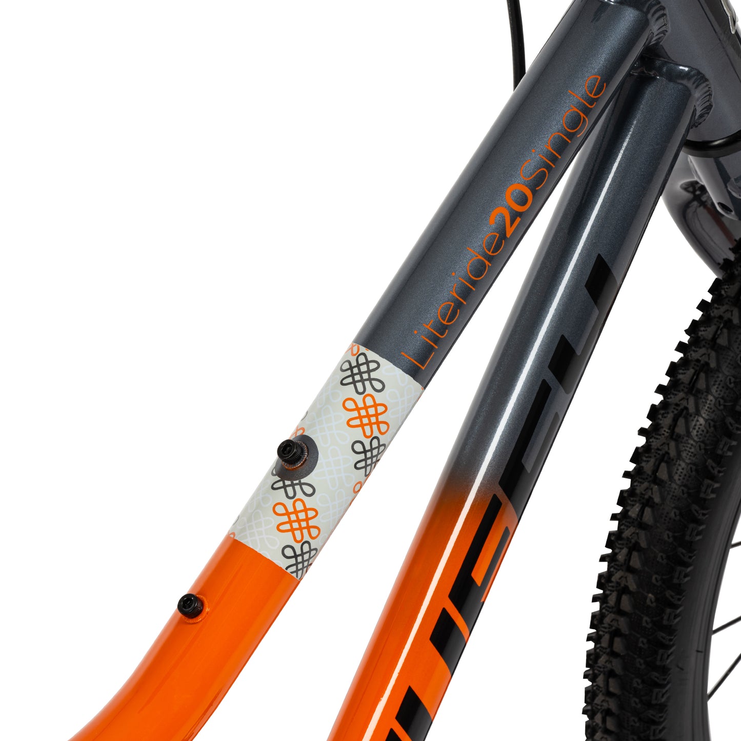 Huffy Literide Kids Bike 20in - Tangerine Orange & Pebble Grey