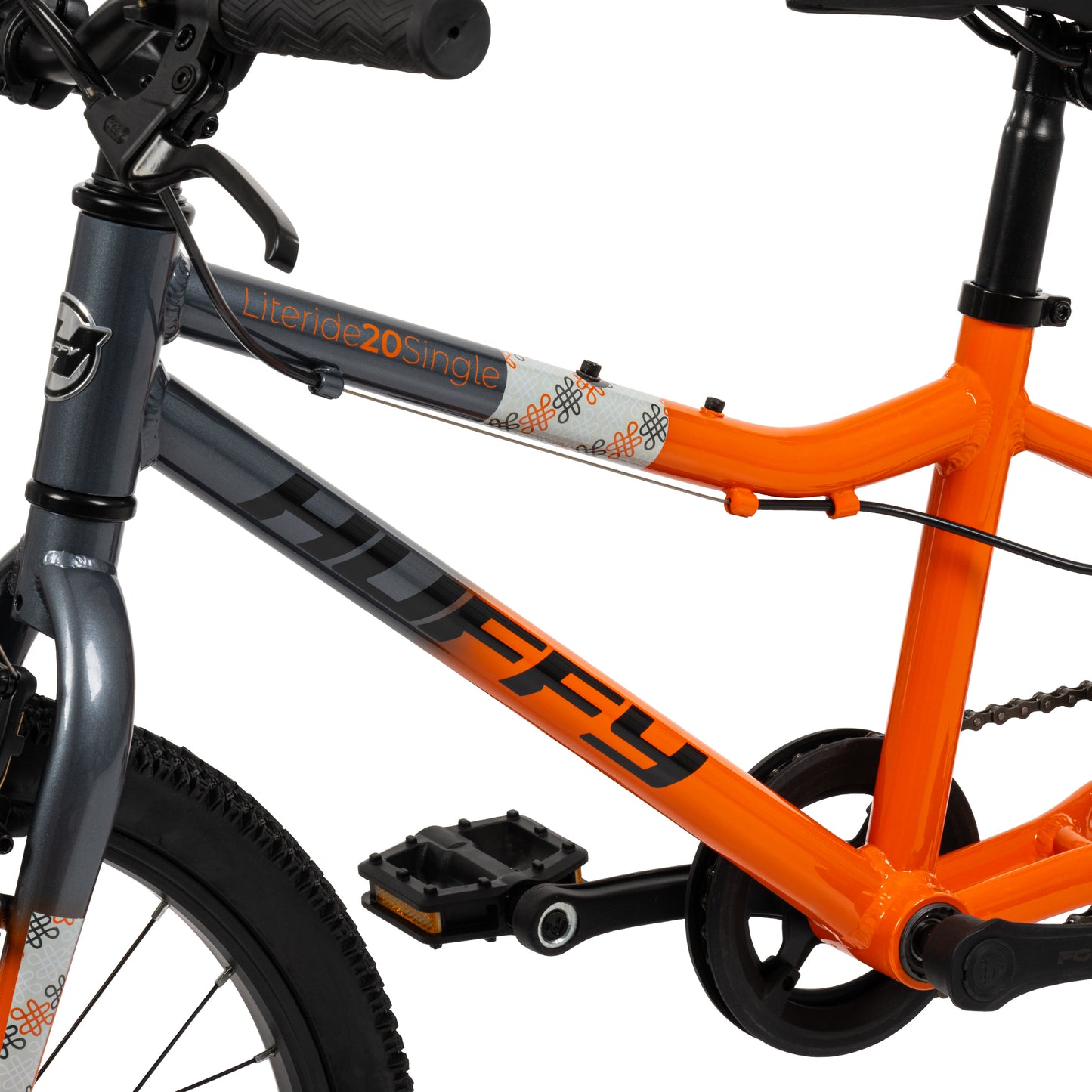 Huffy Literide Kids Bike 20in - Tangerine Orange & Pebble Grey