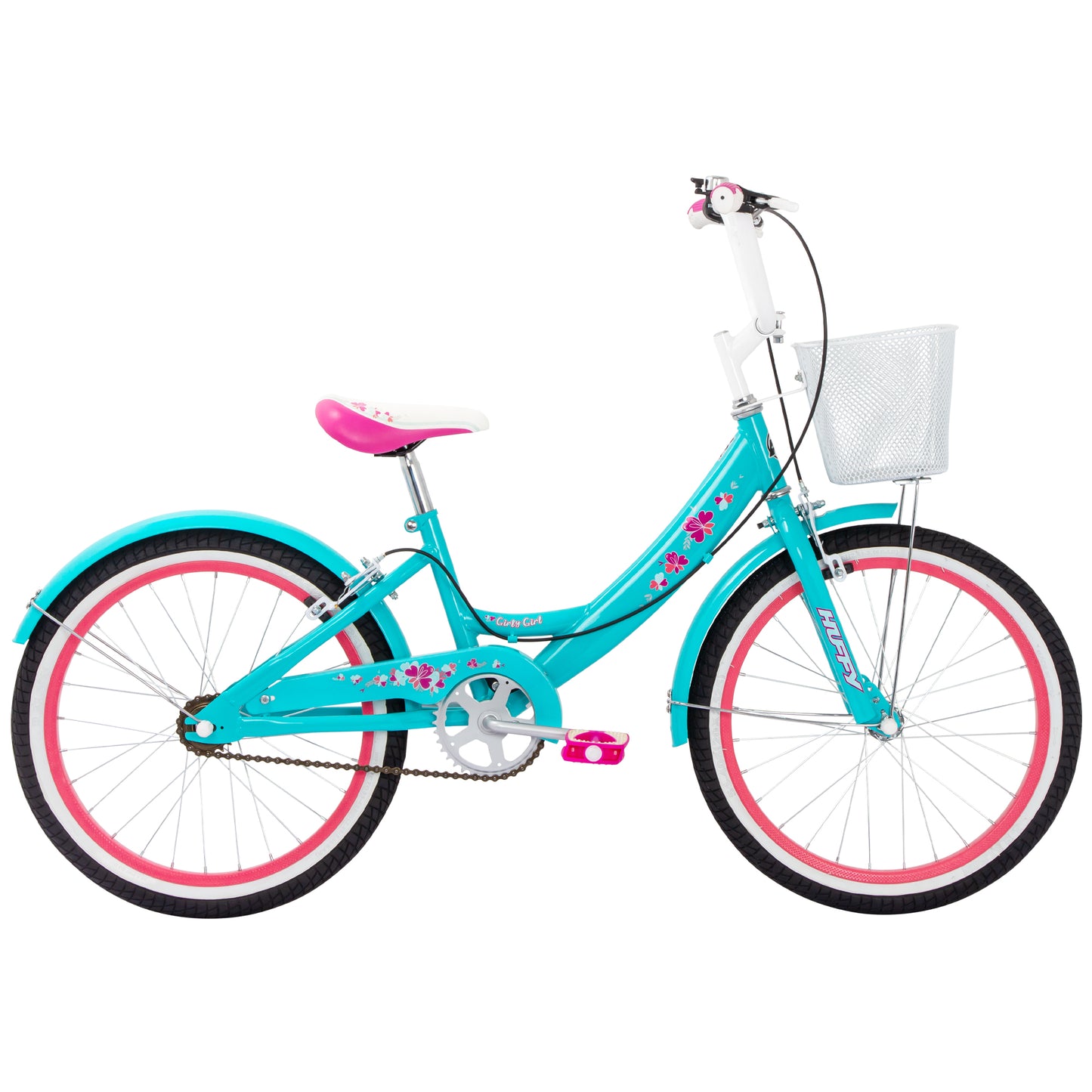 Huffy Girly Girl 20" Kids Bike - Aqua Blue