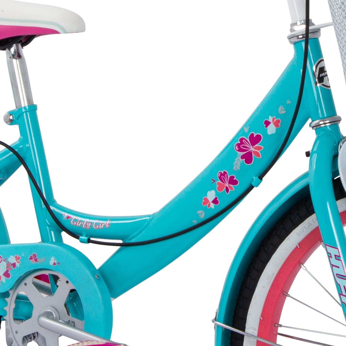 Huffy Girly Girl 20" Kids Bike - Aqua Blue