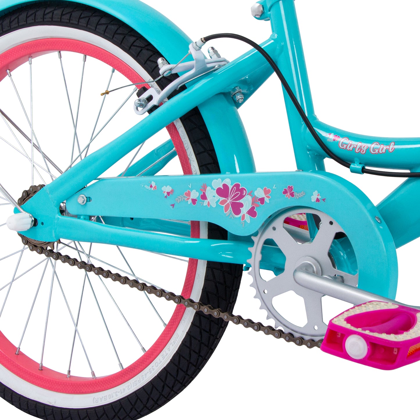 Huffy Girly Girl 20" Kids Bike - Aqua Blue