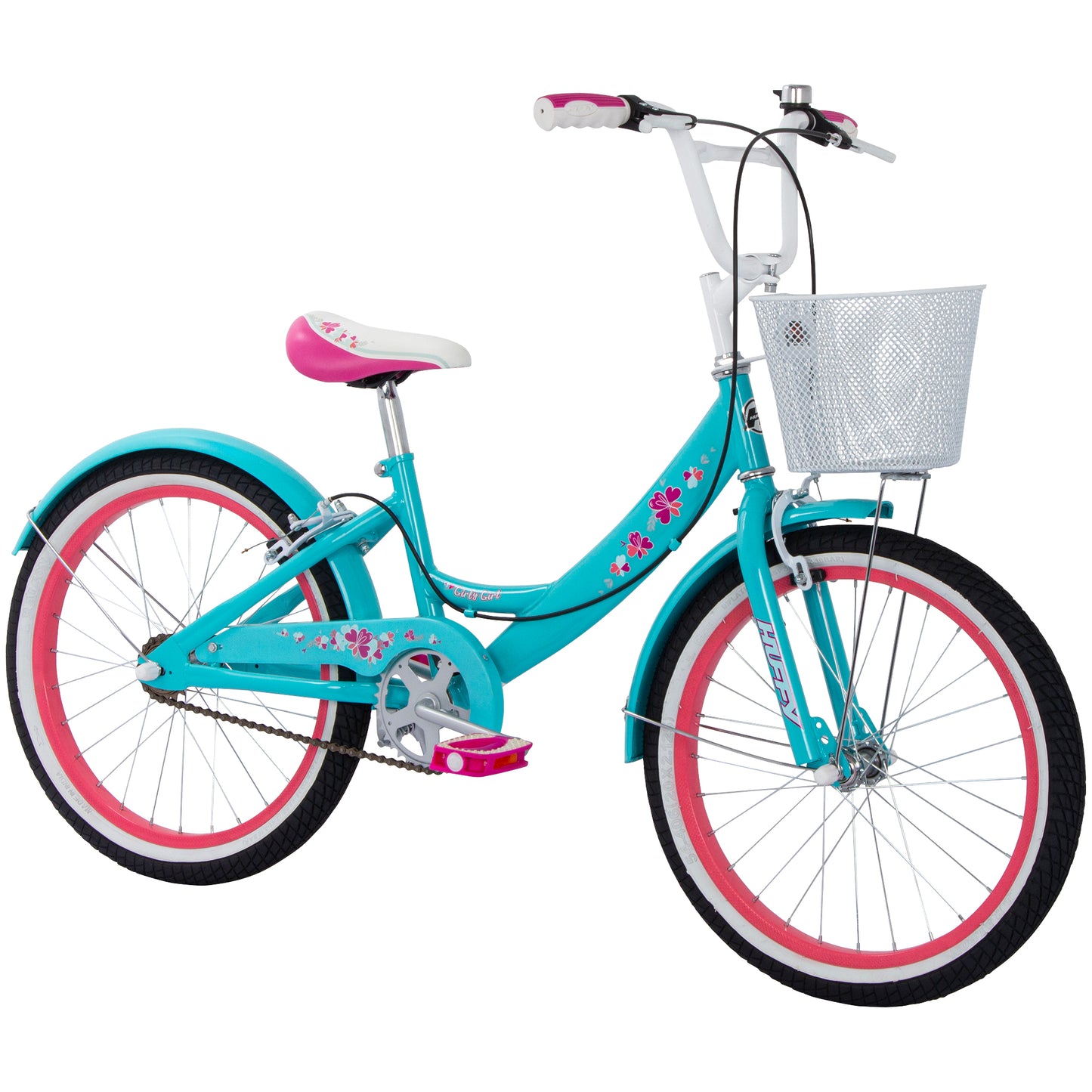 Huffy Girly Girl 20" Kids Bike - Aqua Blue
