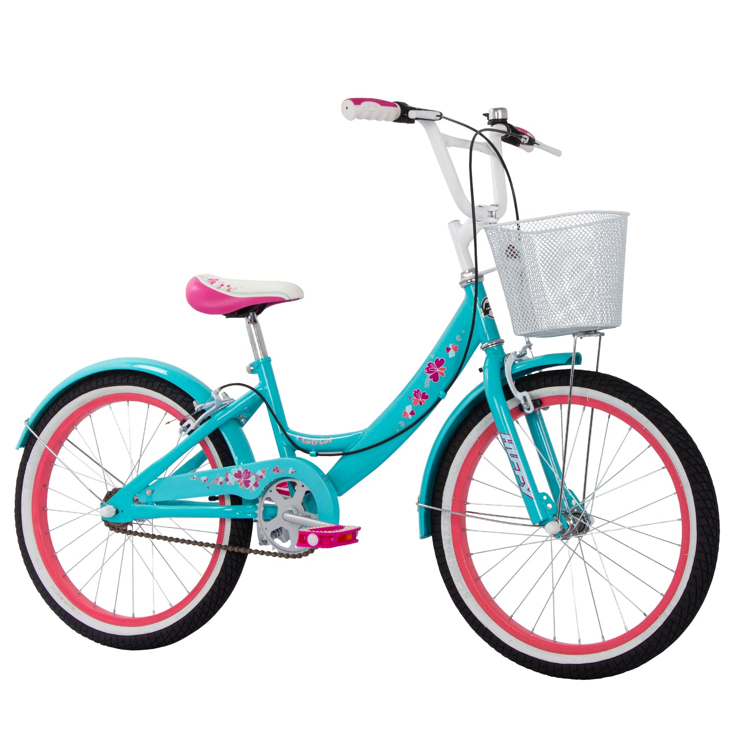 Huffy Girly Girl 20" Kids Bike - Aqua Blue