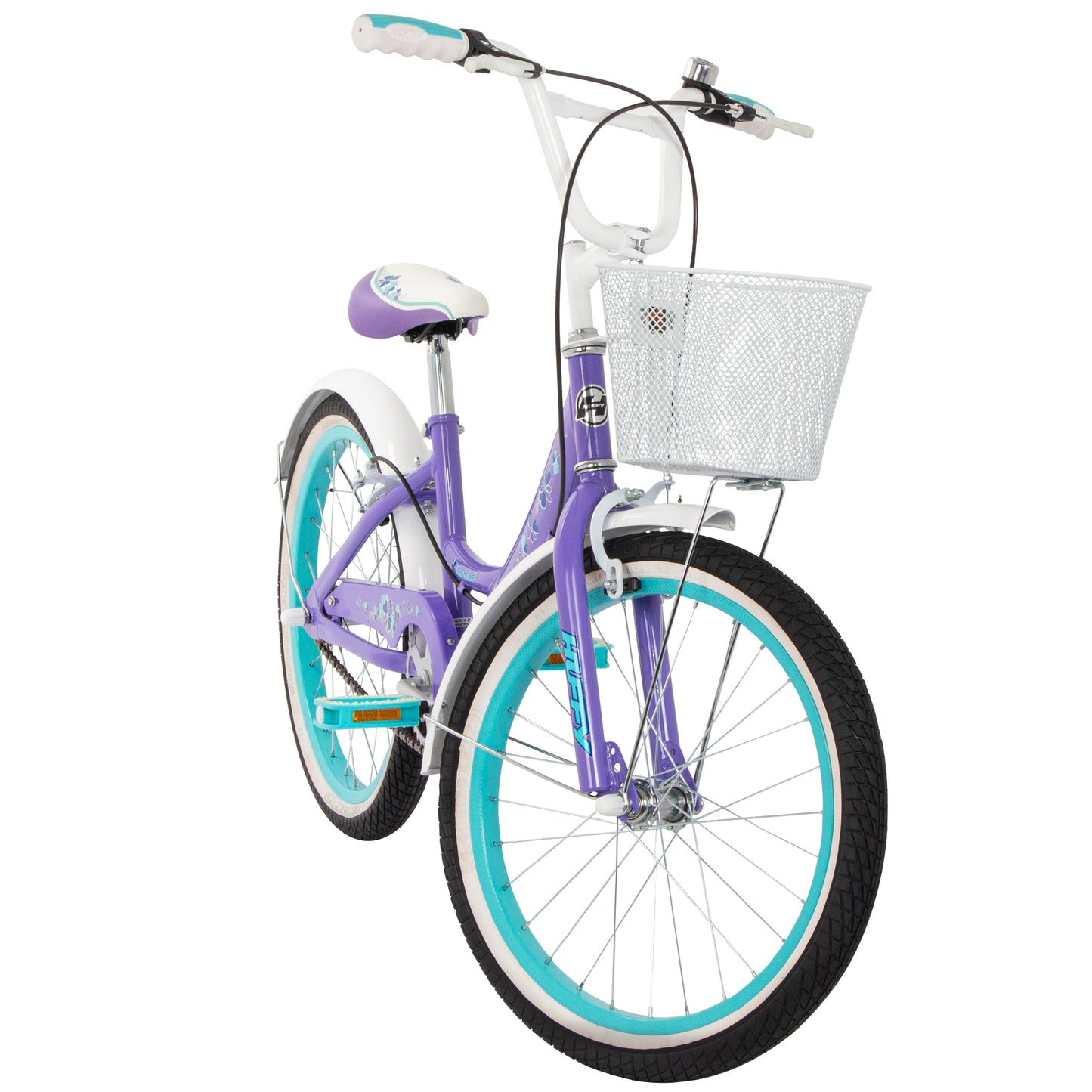 Huffy Girly Girl 20" Kids Bike - Gloss Purple