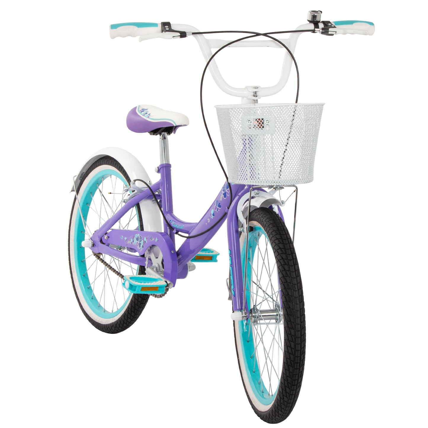 Huffy Girly Girl 20" Kids Bike - Gloss Purple