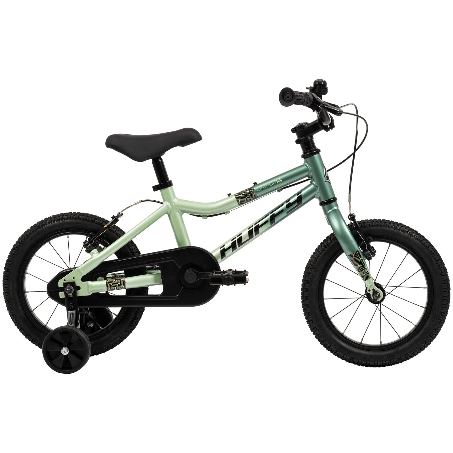 Huffy Literide 14 Inch Kids Bike - Viridian Green