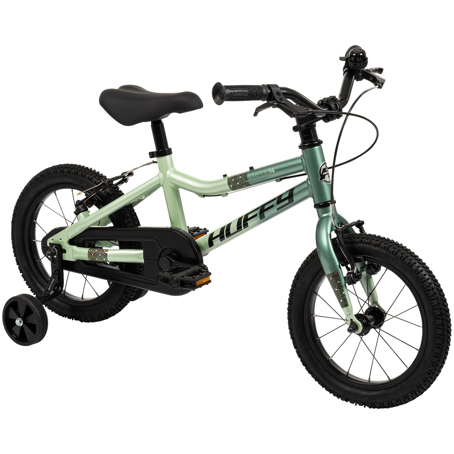 Huffy Literide 14 Inch Kids Bike - Viridian Green