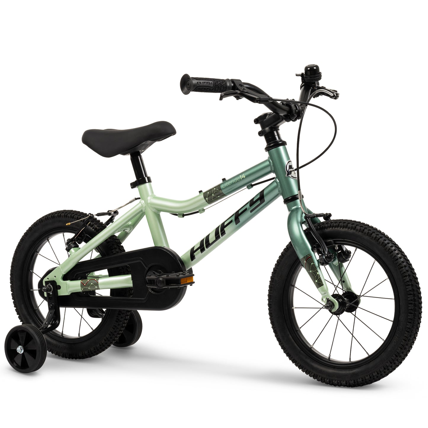 Huffy Literide 14 Inch Kids Bike - Viridian Green