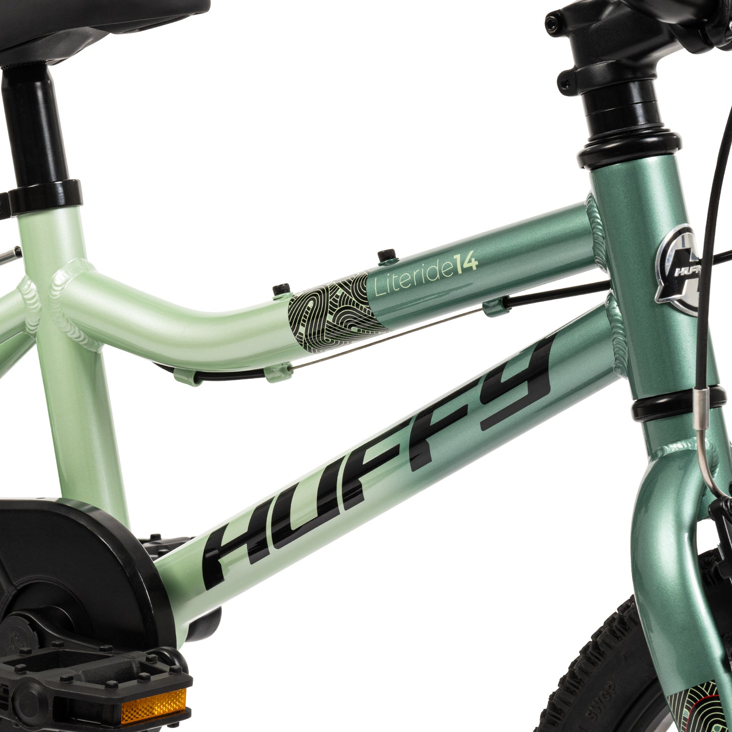 Huffy Literide 14 Inch Kids Bike - Viridian Green