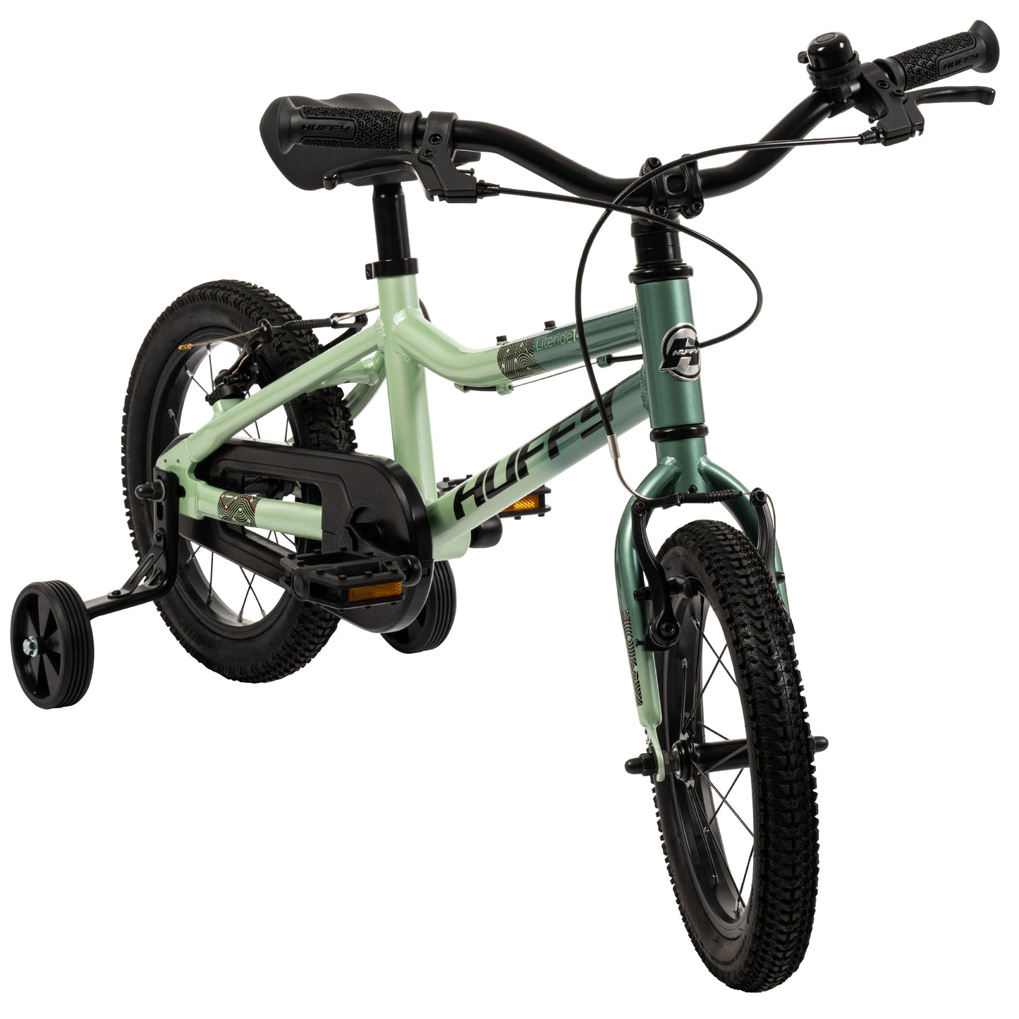 Huffy Literide 14 Inch Kids Bike - Viridian Green