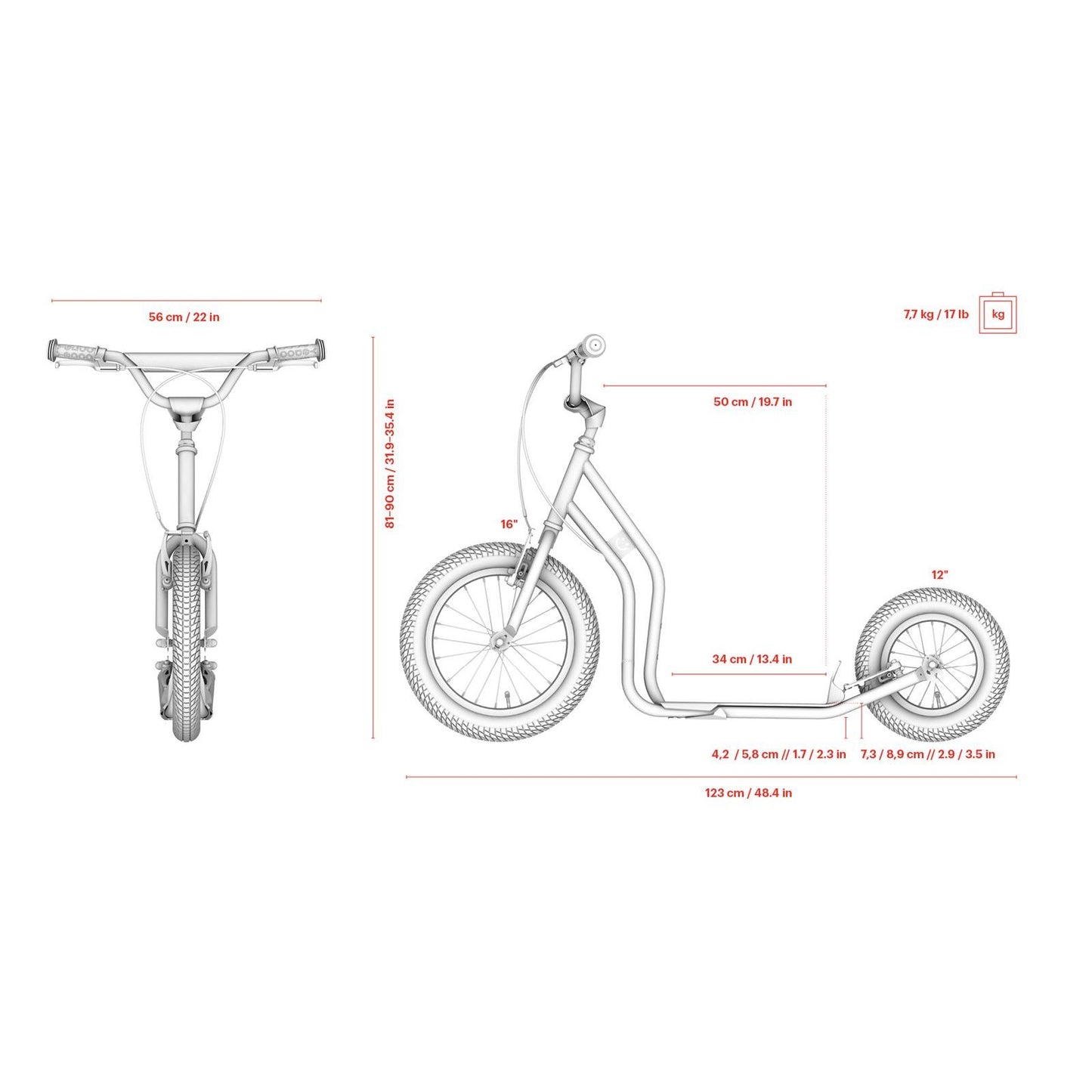 Yedoo Kids Scooter Special Edition - Wzoom Emoji