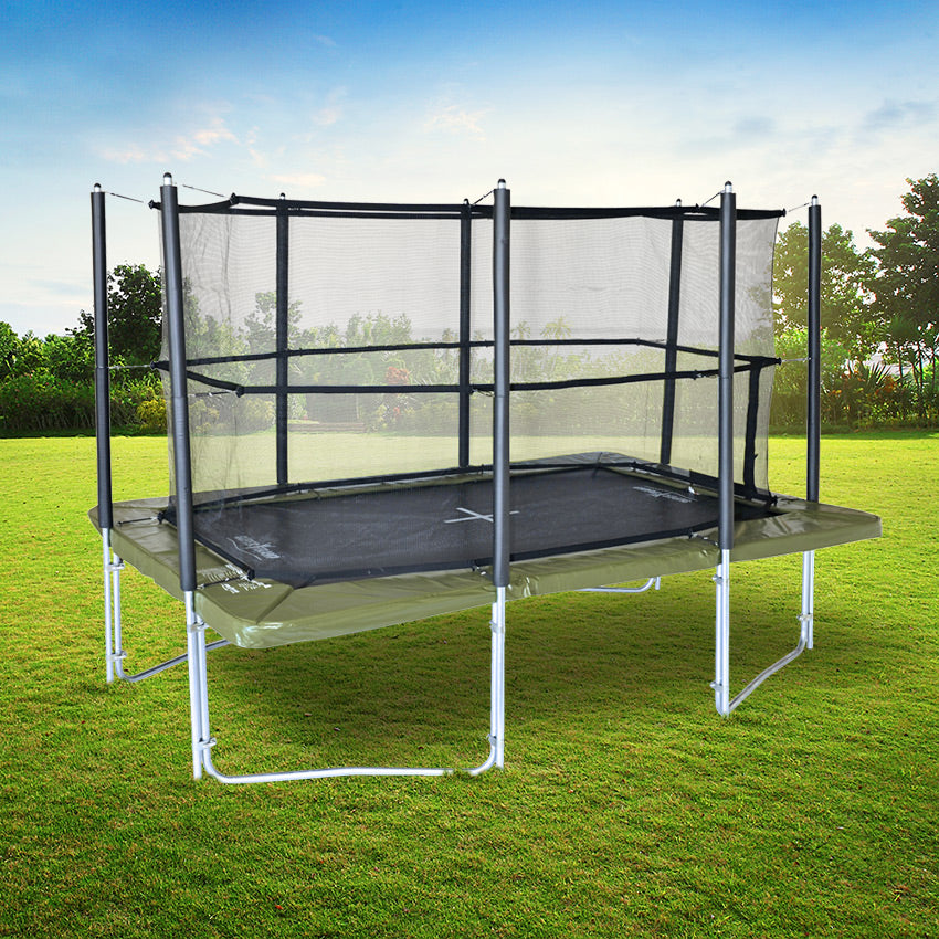 Super Tramp XR Series 300 Rectangular Trampoline & Enclosure
