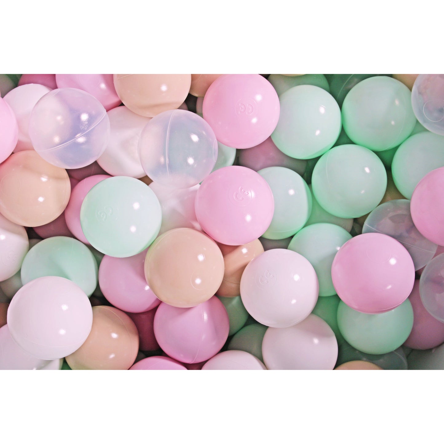 Velvet Corduroy Apricot Round Foam Ball Pit - Select Your Own Balls