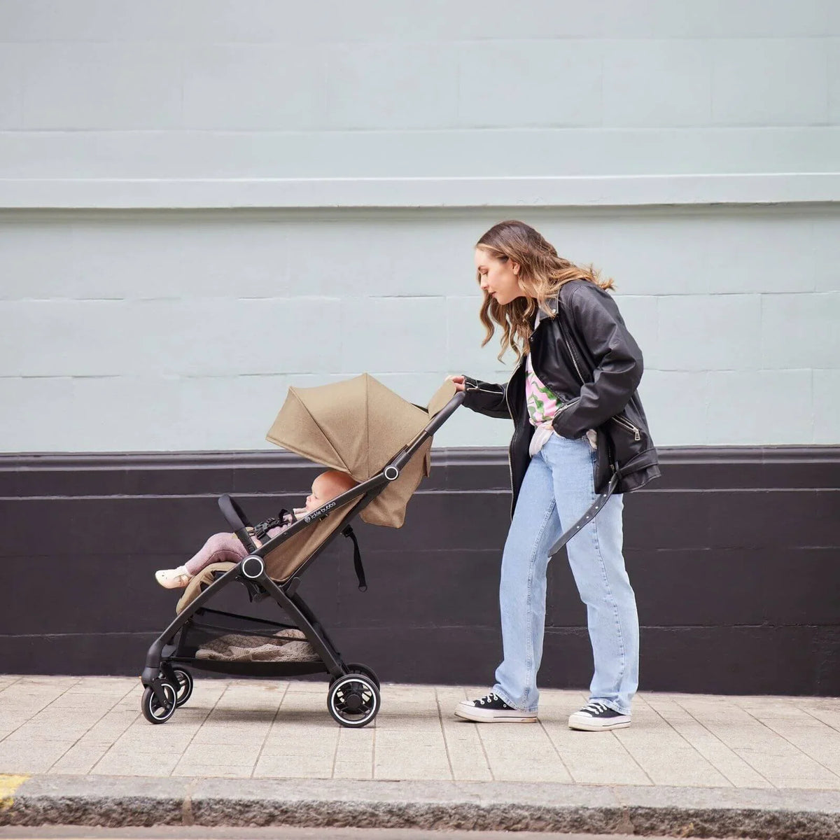 Ickle Bubba Aries Max Autofold Stroller - Black