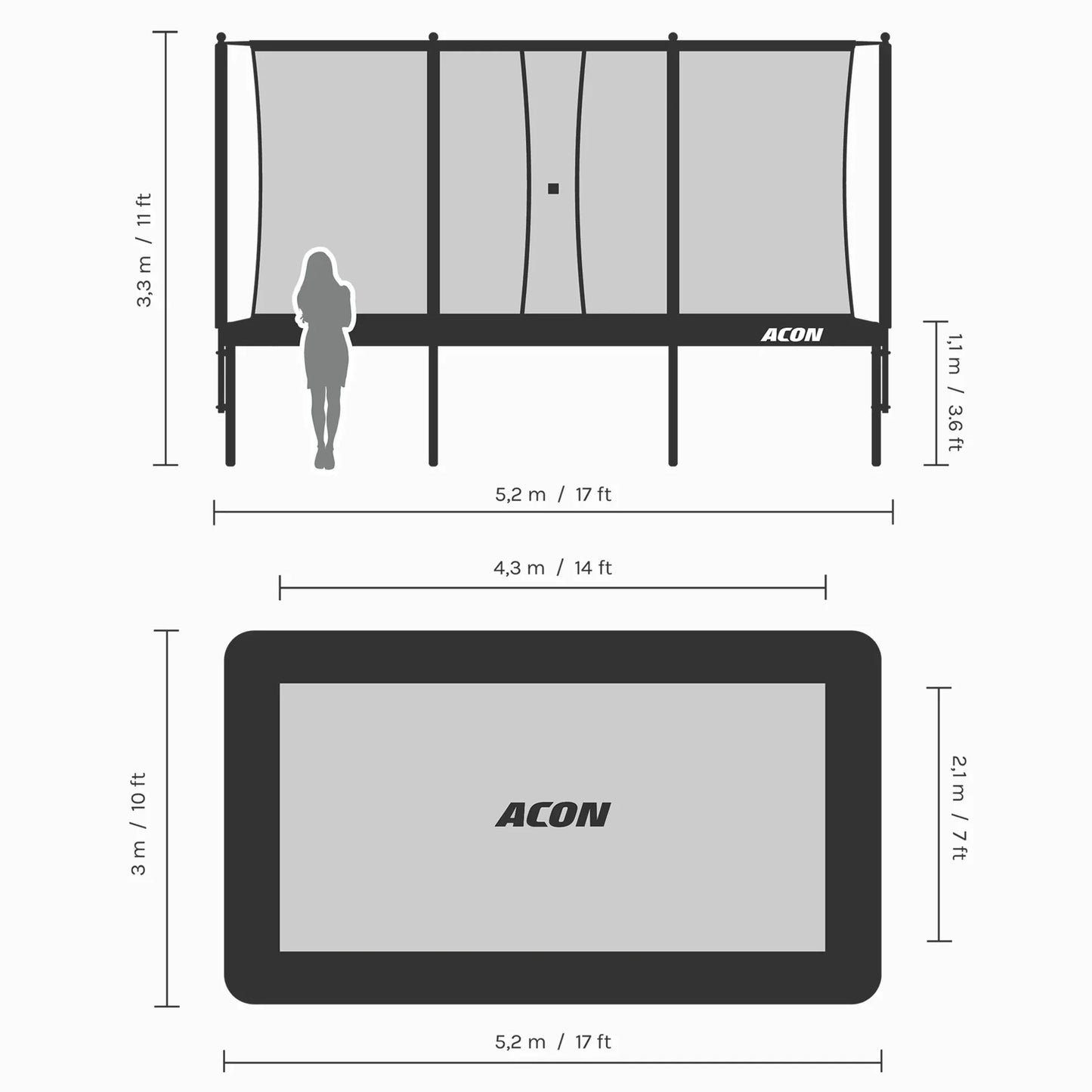 ACON 16 HD Trampoline